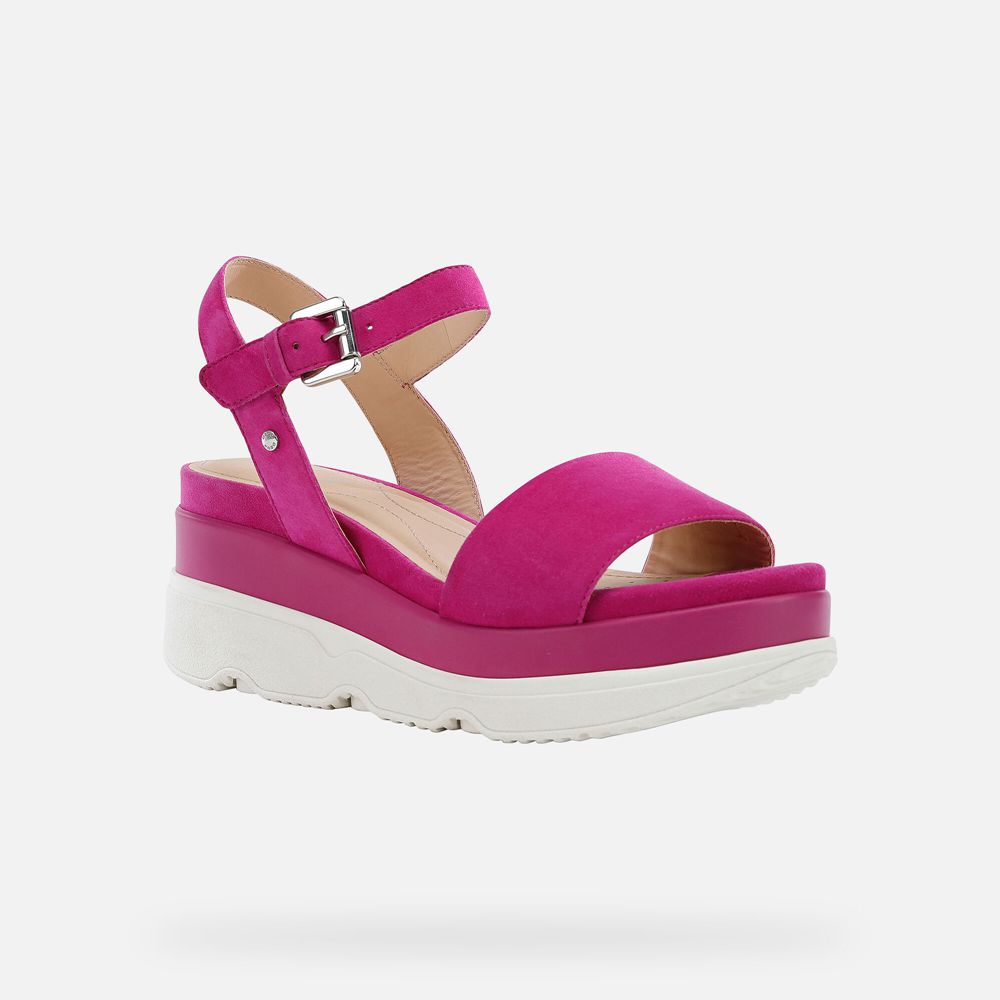 Sandalias Geox Senhora Rosa - Gardenia - FAGUJ7012